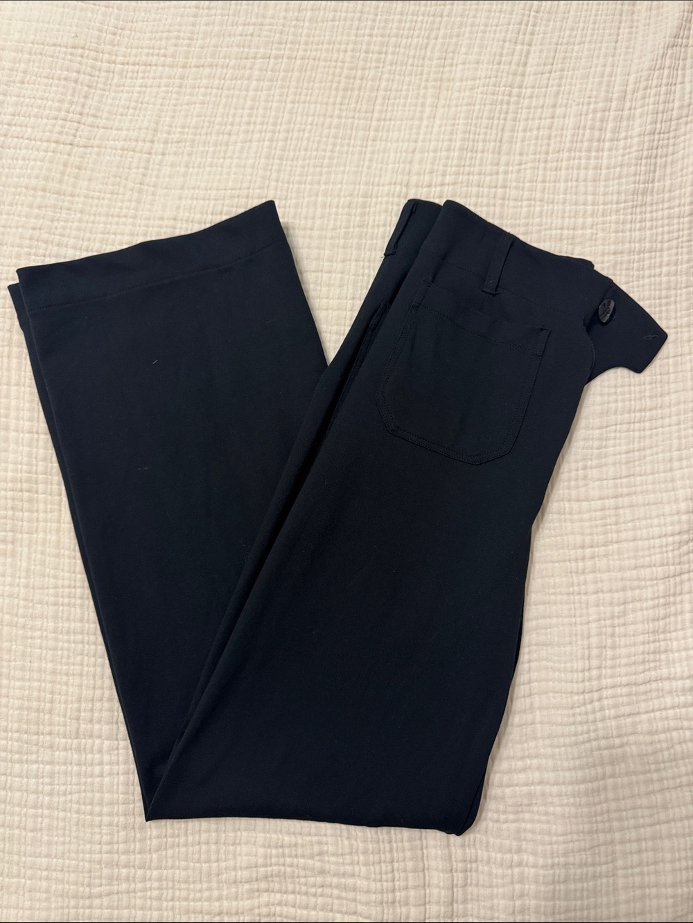 Maeve Wide Leg Pants in Black